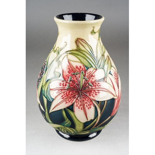 139 - A Moorcroft Lilies of the Field vase designed by Rachel Bishop, titled verso, 7/7, released 2002, pr... 