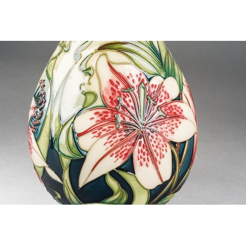139 - A Moorcroft Lilies of the Field vase designed by Rachel Bishop, titled verso, 7/7, released 2002, pr... 