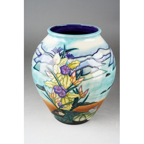 141 - A Moorcroft Islay large ovoid vase designed by Rachel Bishop, 1999 date cypher, initials and stamped... 