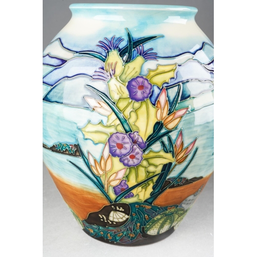 141 - A Moorcroft Islay large ovoid vase designed by Rachel Bishop, 1999 date cypher, initials and stamped... 