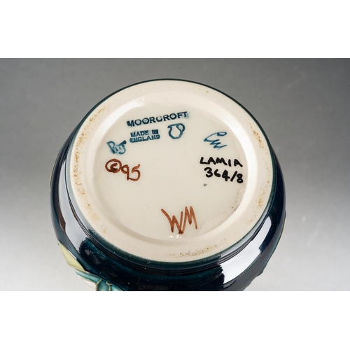 144 - A Moorcroft Lamia vase designed by Rachel Bishop, 1999 date cypher, printed and painted mark, titled... 