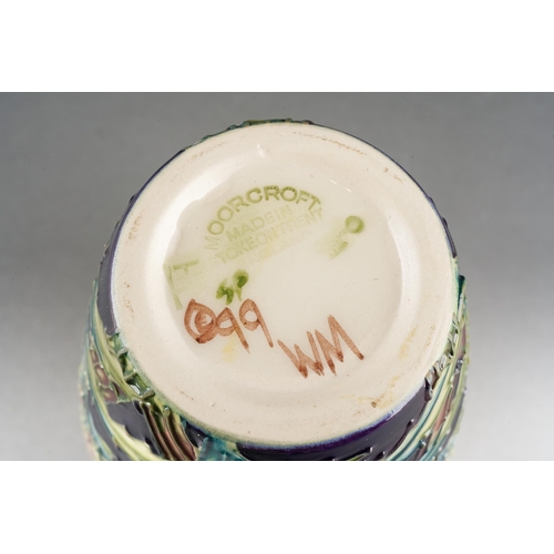 153 - A Moorcroft Tansy ovoid vase, painted marks, 2000 date cypher, approx 18.5cm tall, boxed [1]