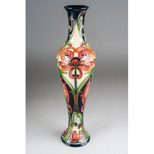 158 - A Moorcroft Burslem Legacy elongated vase designed by Rachel Bishop, limited edition 109/150, 2009 d... 