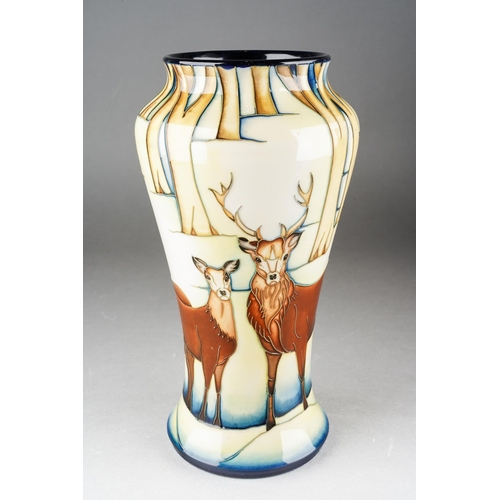 163 - A Moorcroft Wild Highlanders vase designed by Sandra Dance, limited edition 59/350, signed verso, ap... 