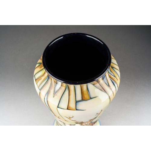 163 - A Moorcroft Wild Highlanders vase designed by Sandra Dance, limited edition 59/350, signed verso, ap... 