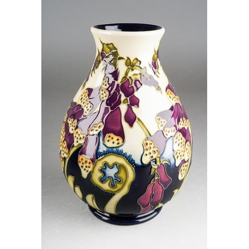 164 - A Moorcroft Fairies Foxglove vase designed by Kerry Goodwin, limited edition 17/50, dated 2011, sign... 