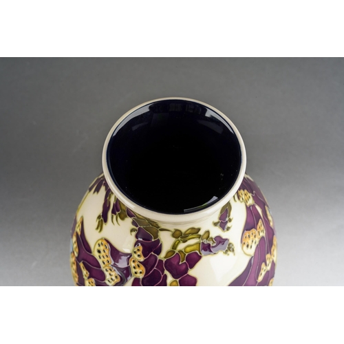 164 - A Moorcroft Fairies Foxglove vase designed by Kerry Goodwin, limited edition 17/50, dated 2011, sign... 