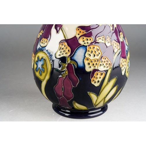 164 - A Moorcroft Fairies Foxglove vase designed by Kerry Goodwin, limited edition 17/50, dated 2011, sign... 
