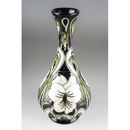 167 - A Moorcroft Harlequinade vase, designed by Emma Bossons, dated 2003, approx 23.5cm tall, boxed [1]