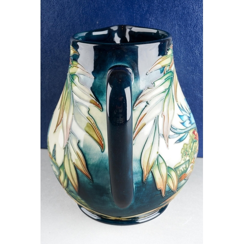 168 - A Moorcroft Kingfisher jug, limited edition 29/300, designed by Philip Gibson, stamped and signed to... 