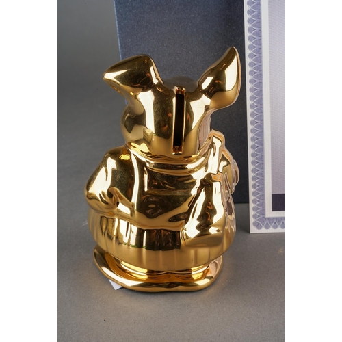 179 - A boxed Wade Natwest limited edition gold lustre Annabel, produced in 2007 from an edition of 400, p... 