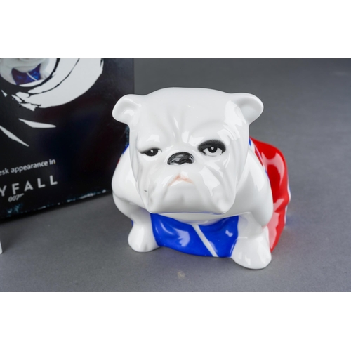 183 - Royal Doulton James Bond [Skyfall 2012] Bull dog `Jack` DD007 within its original box and slip case,... 
