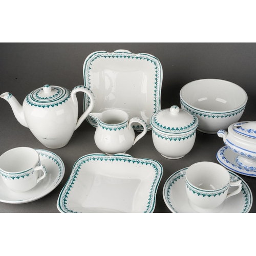 221 - A collection of late 19th Century Copeland Children's  dinner and tea services to include: 
1. a tea... 