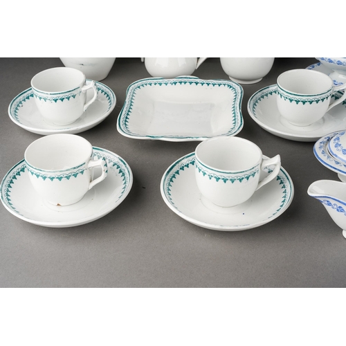 221 - A collection of late 19th Century Copeland Children's  dinner and tea services to include: 
1. a tea... 