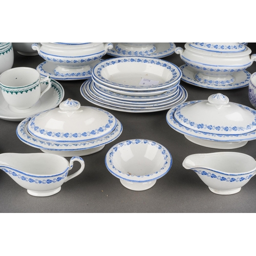 221 - A collection of late 19th Century Copeland Children's  dinner and tea services to include: 
1. a tea... 