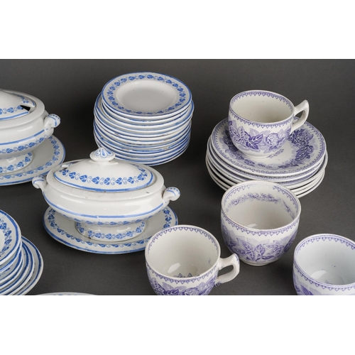 221 - A collection of late 19th Century Copeland Children's  dinner and tea services to include: 
1. a tea... 