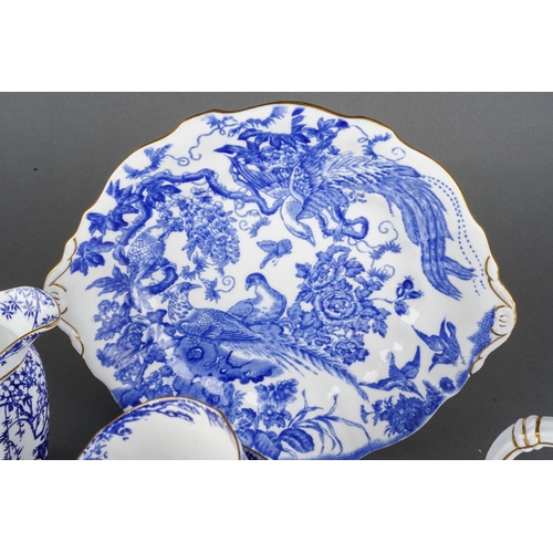 231 - An early 20th Century Royal Crown Derby blue and white Chinoiserie 