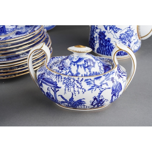 231 - An early 20th Century Royal Crown Derby blue and white Chinoiserie 