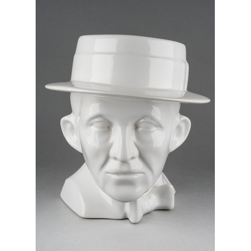 240 - A life size bust of Bing Crosby, unmarked Blanc-de-Chine by Flesh Pots (Stoke-on-Trent) [1]