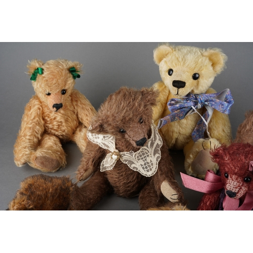 693 - A collection of eight various Lenny bears, all with labels, together with Dudley, a hand-made Sarah'... 