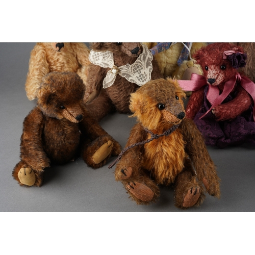 693 - A collection of eight various Lenny bears, all with labels, together with Dudley, a hand-made Sarah'... 