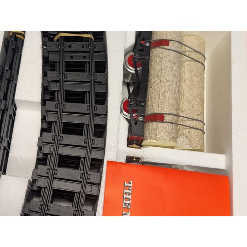 760 - Mamod Steam Model - This boxed set contains 1 Locomotive SL1/2, 1 Open Wagon, 1 Lumber Truck, 20 pie... 