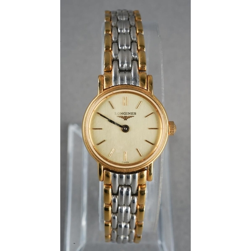 1286 - A Longines wristwatch. The circular dial signed 'Longines Swiss' approx case diameter 20.14mm, the w... 