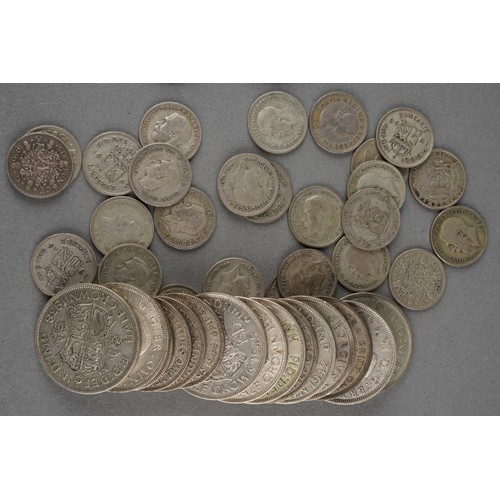 1697 William 3rd half crown (fine) 1826 George 4th half crown (fine ...