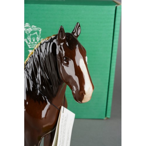 45 - A collection of Beswick horses to include: grey foal #916 impressed marks, five various Bay foals, p... 