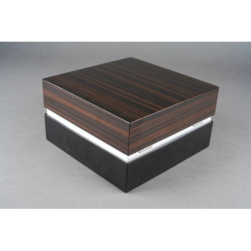 11 - A Maurice Lacroix box for a watch, lackins watch, internal cushions, comes with two warranty booklet... 