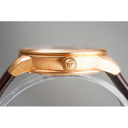 27 - A Maurice Lacroix Masterpiece 'Squelette' 18ct rose gold manual winding wristwatch. The skeleton dia... 