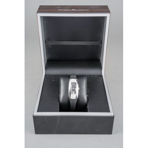 28 - A MAURICE LACROIX stainless steel limited edition 192/500 Diamonds [approx. 0.40ct] 'Miss Universe 2... 