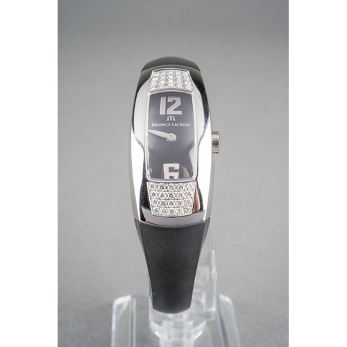 28 - A MAURICE LACROIX stainless steel limited edition 192/500 Diamonds [approx. 0.40ct] 'Miss Universe 2... 