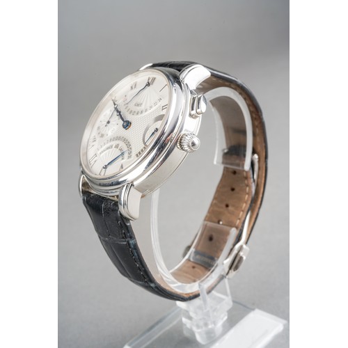 29 - A Maurice Lacroix Masterpiece 'Double Retrograde GMT' stainless steel manual winding wristwatch. The... 