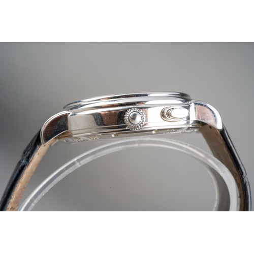 29 - A Maurice Lacroix Masterpiece 'Double Retrograde GMT' stainless steel manual winding wristwatch. The... 