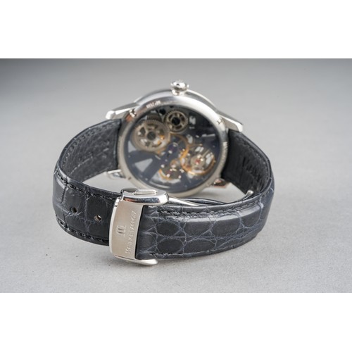 30 - A Maurice Lacroix Masterpiece Squelette Skeleton Dial Manual Wind Wristwatch, Ref no: MP7138 [SS001-... 