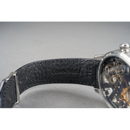 30 - A Maurice Lacroix Masterpiece Squelette Skeleton Dial Manual Wind Wristwatch, Ref no: MP7138 [SS001-... 