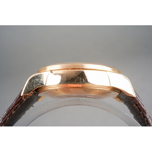 34 - A boxed Maurice Lacroix 18ct yellow gold Pontos decentrique GMT wrist watch, on a branded brown leat... 