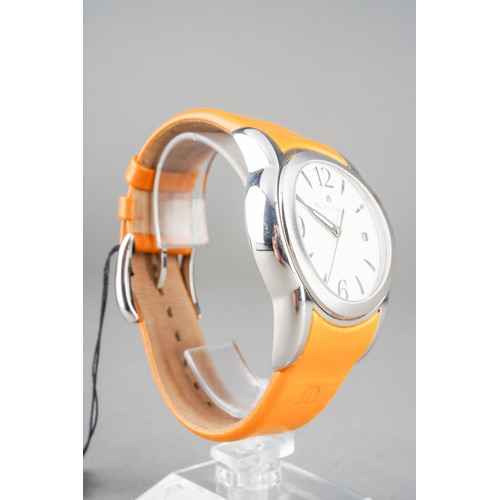 38 - MAURICE LACROIX Sphere SH1018 Manual Wind Gent's Wristwatch, white dial with silver batons, the reve... 