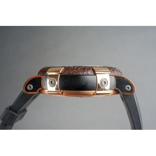 43 - A boxed limited edition Romain Jerome 18ct, stainless steel and titanium DNA of Famous Legends 