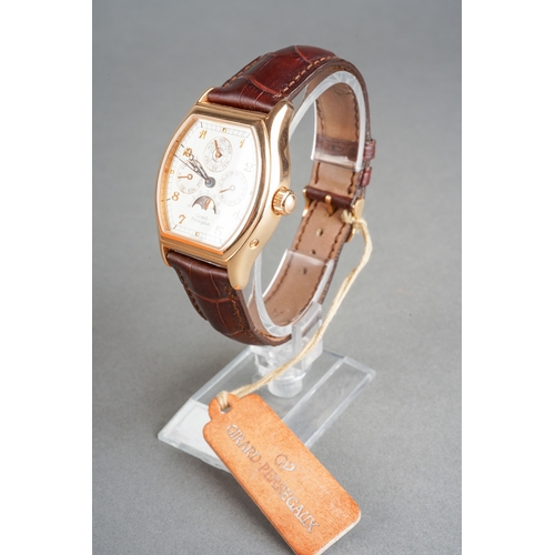 46 - A boxed Girrard-Perregaux Richville Quantieme Perpetual Calendar 18ct gold automatic gent's limited ... 
