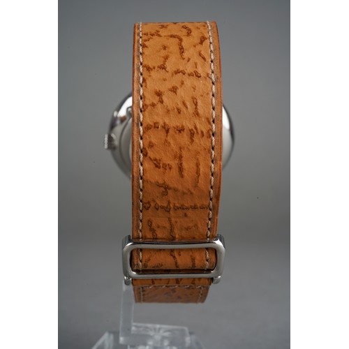 50 - A cased Ebel Lichine stainless steel automatic Chronograph gent's wrist watch, baton markers, the be... 