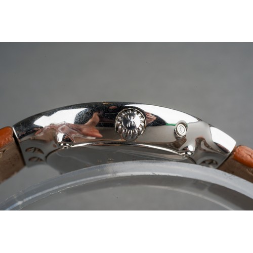 50 - A cased Ebel Lichine stainless steel automatic Chronograph gent's wrist watch, baton markers, the be... 