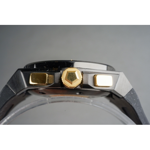 53 - TW STEEL; a Gentleman's Renault F1 Team TW682 Edelstahl [stainless steel] wristwatch, the black case... 