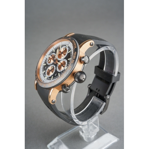 54 - A boxed CHRONOSWISS Timemaster Split Second CH 7335R limited edition Wristwatch, no. 16/55, the 44mm... 