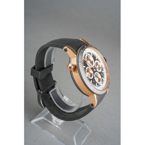 54 - A boxed CHRONOSWISS Timemaster Split Second CH 7335R limited edition Wristwatch, no. 16/55, the 44mm... 