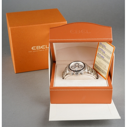 56 - An EBEL 1911 Discovery Automatic Stainless Steel Wristwatch, the reverse case numbered 9750L62  A198... 