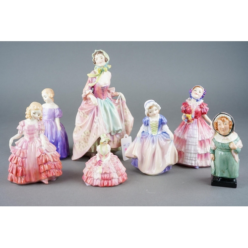 72 - A collection of seven Royal Doulton figures, comprising 