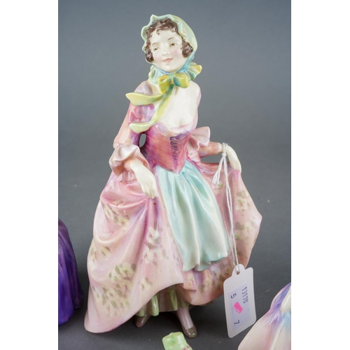 72 - A collection of seven Royal Doulton figures, comprising 