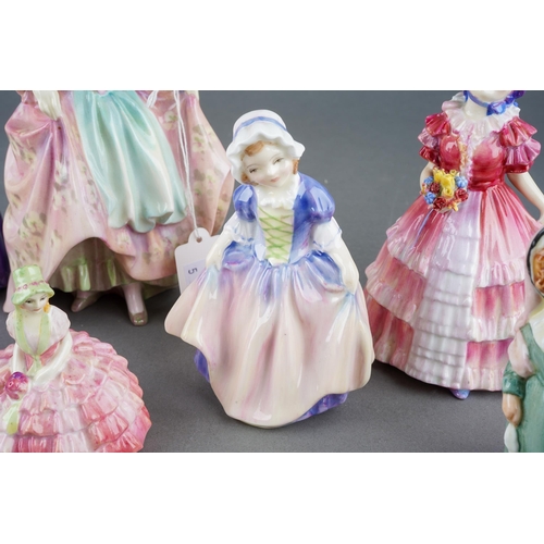 72 - A collection of seven Royal Doulton figures, comprising 